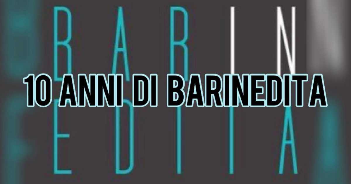 Settembre 2012-Settembre 2022: 10 anni di Barinedita. �E siamo solo all'inizio�